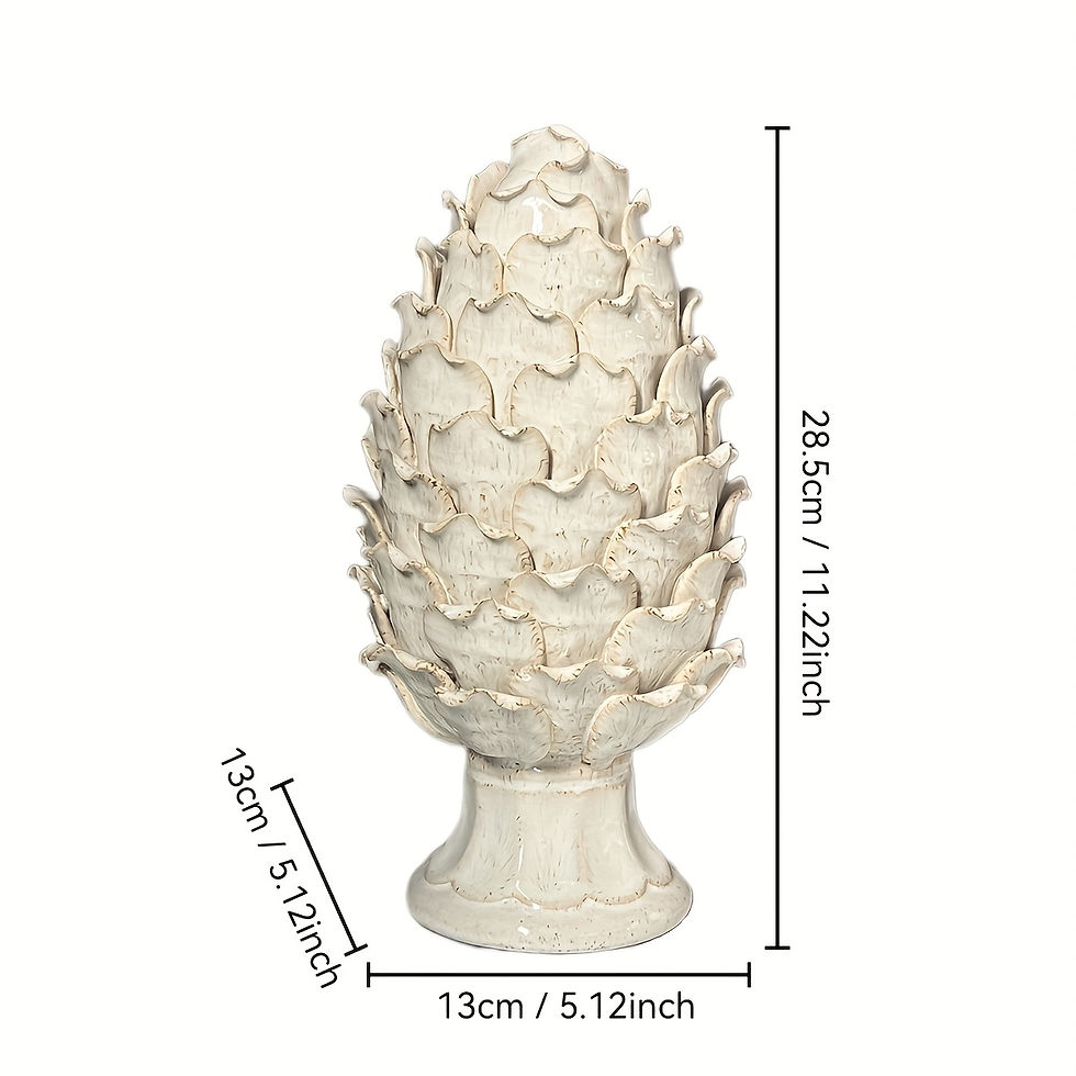 Thumbnail: Handmade Ceramic Pinecone Decor