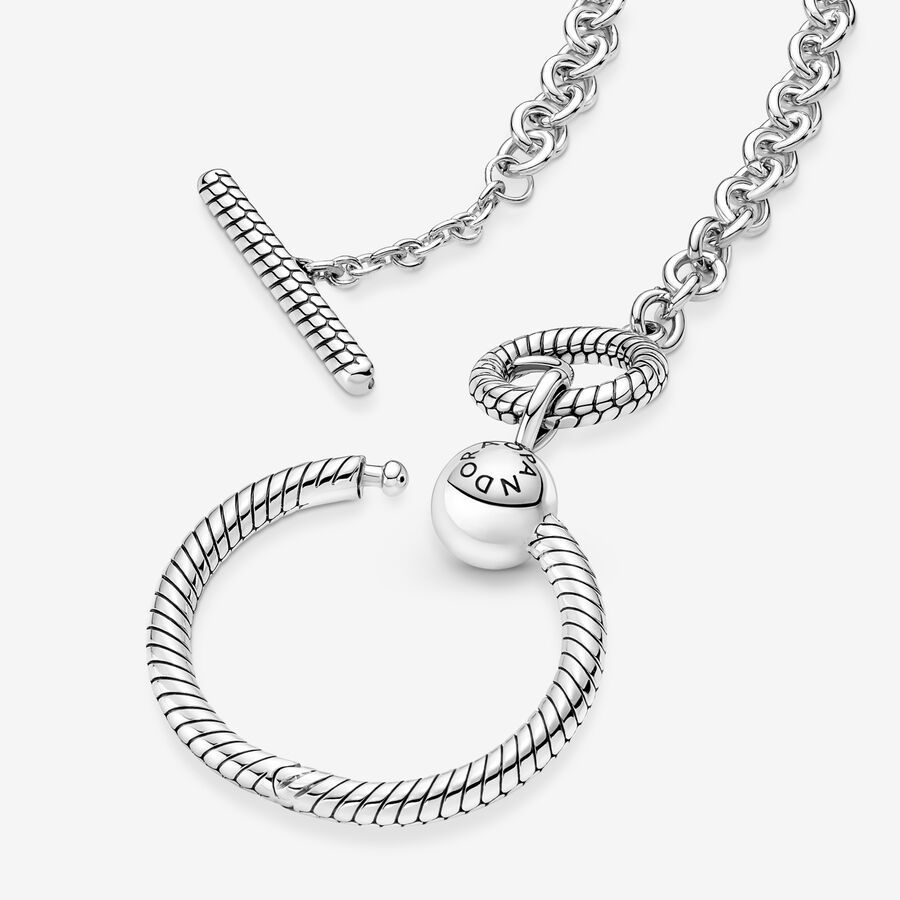 Miniatura: Pandora Moments O Pendant T-bar Necklace