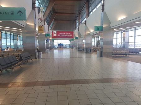 Flying during Covid-19: Empty airports, empty airplanes