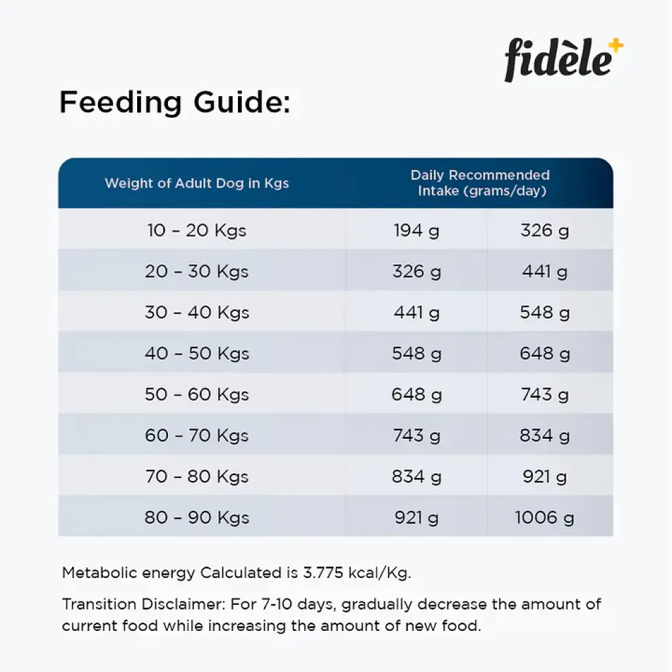 Thumbnail: Fidele Plus Adult Large Dog Dry Food 3 Kg