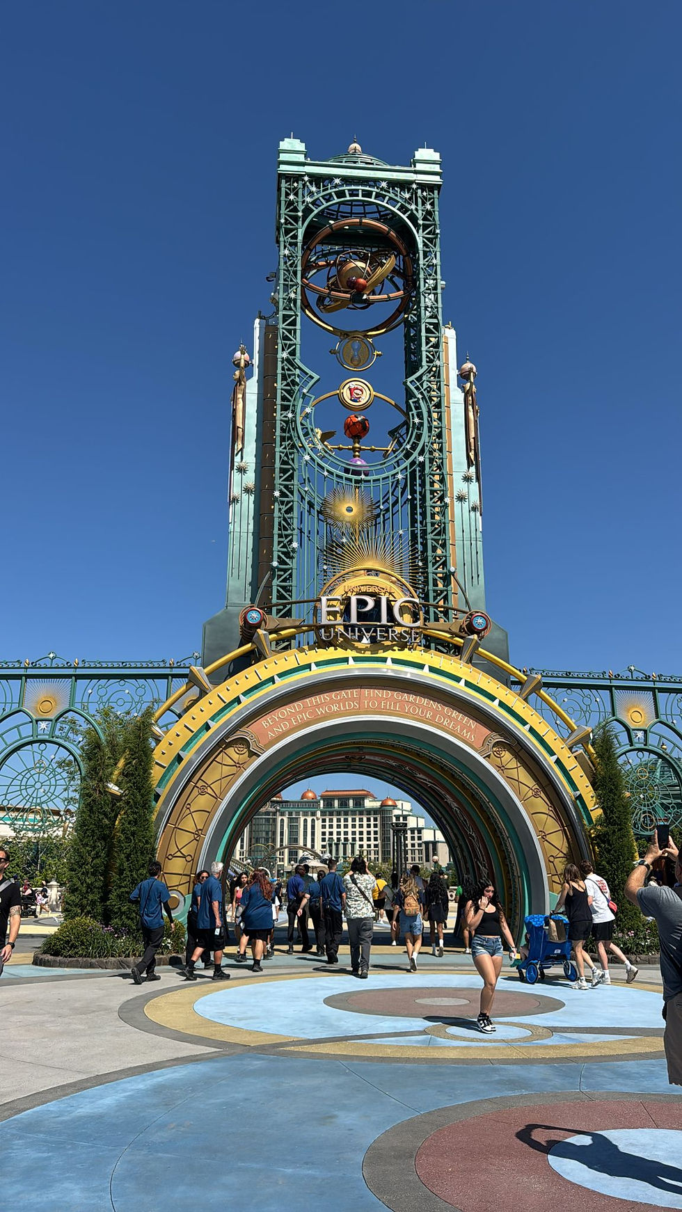 Entrada a Epic Universe