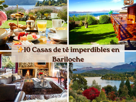 Bariloche es sinónimo de paisajes increÃbles, naturaleza en estado puro y, claro, delicias para el paladar. Además de sus famosos chocolates y cervezas artesanales, la ciudad y sus alrededores esconden casas de té encantadoras, perfectas para hacer una pausa, disfrutar de algo rico y reconectar con el momento presente.