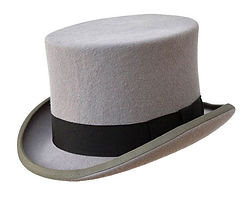Grey Formal Mens Top Hat