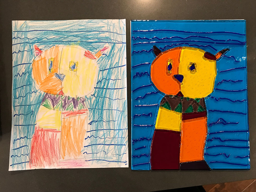 "Happy Cat" Side by Side