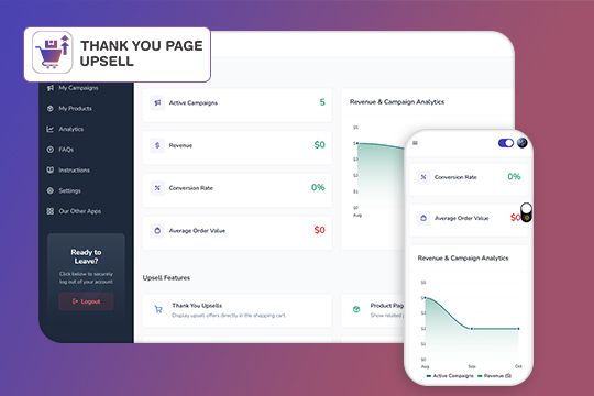 Thank You Page Upsell banner