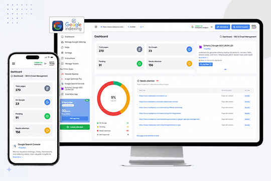 Google Indexing banner