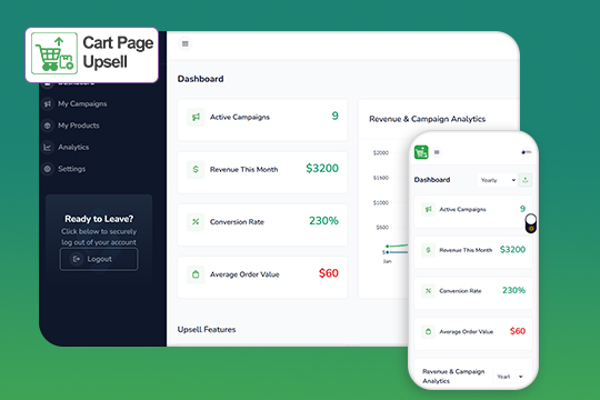 Cart Upsell banner