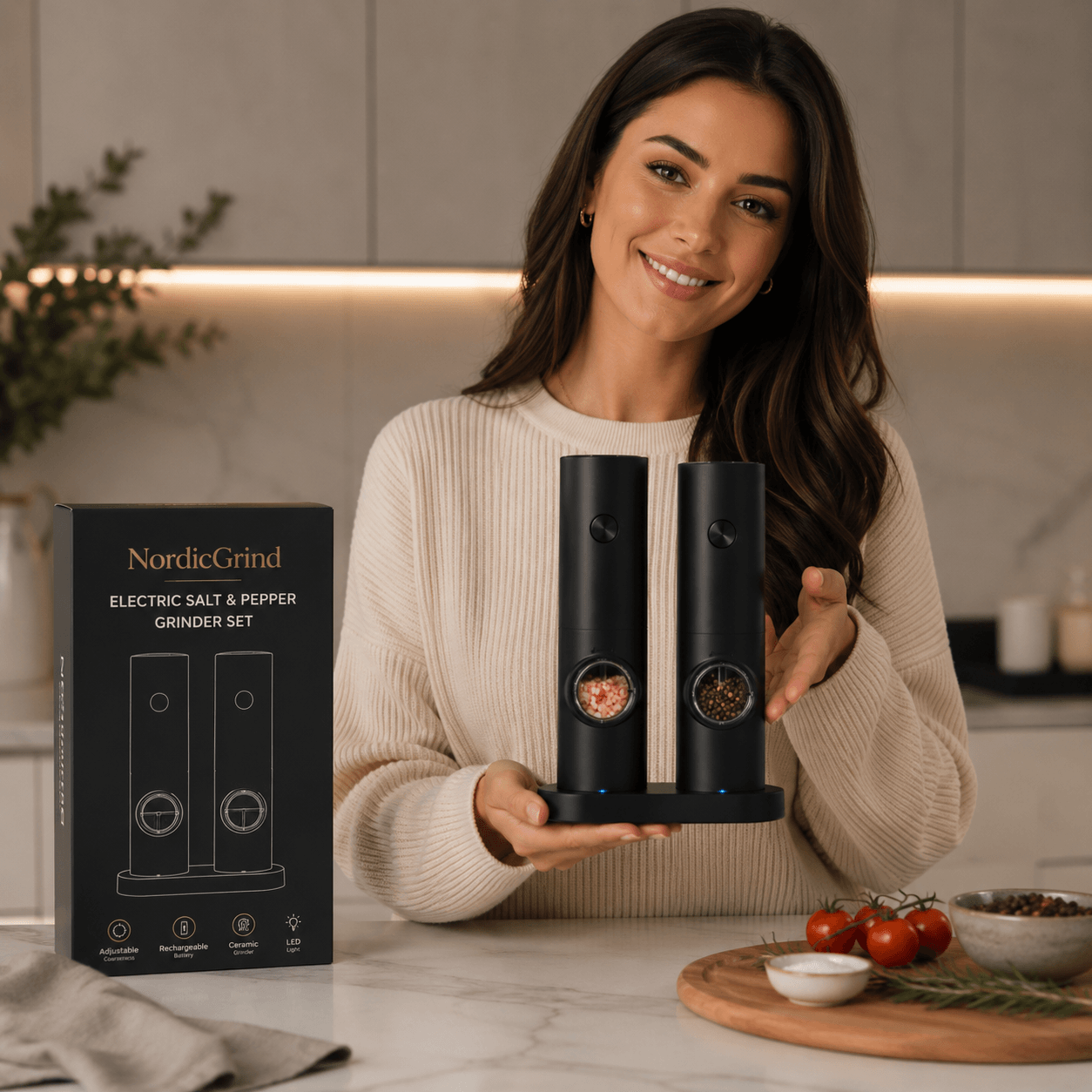 NordicGrind™ Electric Grinder Set