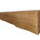 Thumbnail: 10X15cm Rustic Oak Mantel Beam - Medium Oak