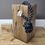 Thumbnail: 30cm Tall Jacobean Oak Indoor Doorstop with Black Rope Handle