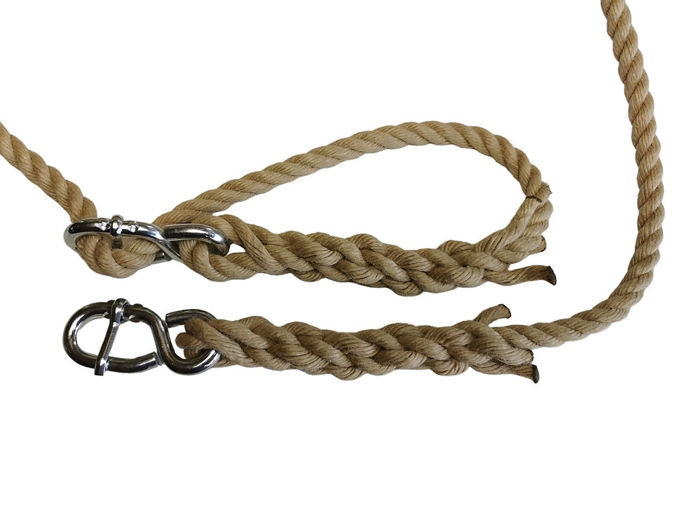 Thumbnail: 70cm Large Oak Rope Tree Swing