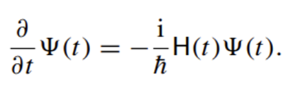 Equation 1. Schrödinger Equation (1).
