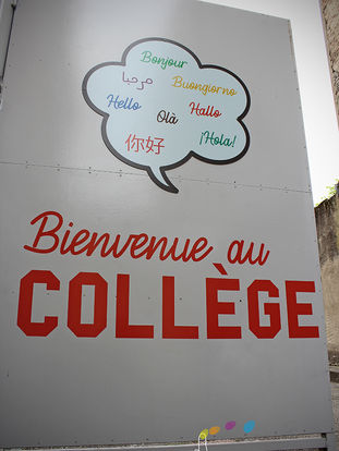 Un nouveau look pour le portail du collège Chaumié !