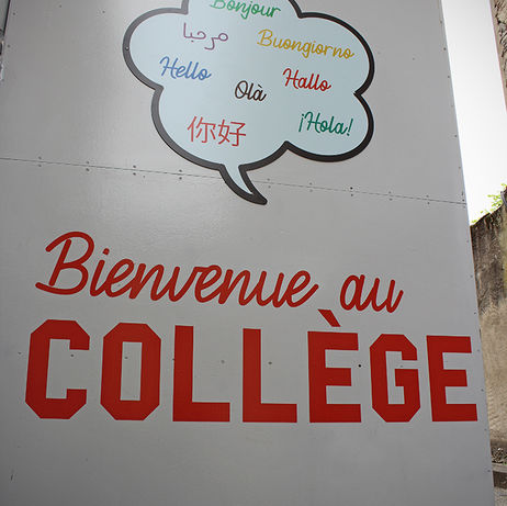 Un nouveau look pour le portail du collège Chaumié !
