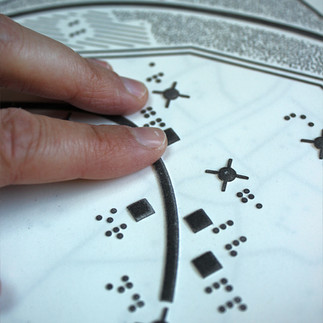 Des plans tactiles thermogonflés pour les personnes en situation de handicap visuel