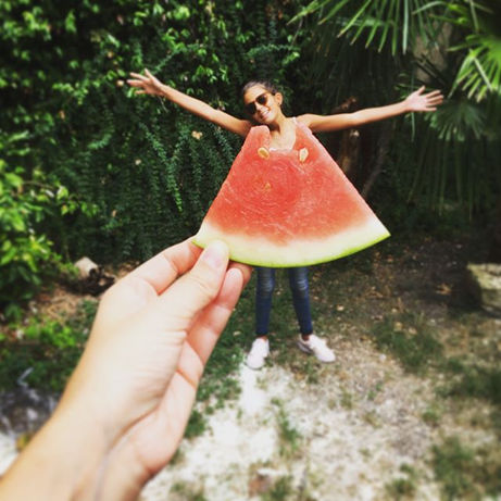 Habillez-vous d'un fruit / Atelier instagrammable