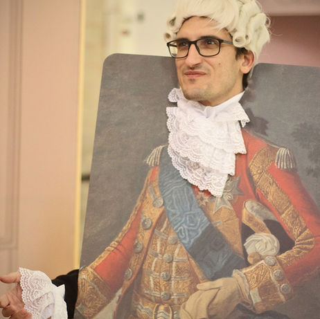 Passe-tête Duc d'Aiguillon pour l'exposition "lumières françaises"