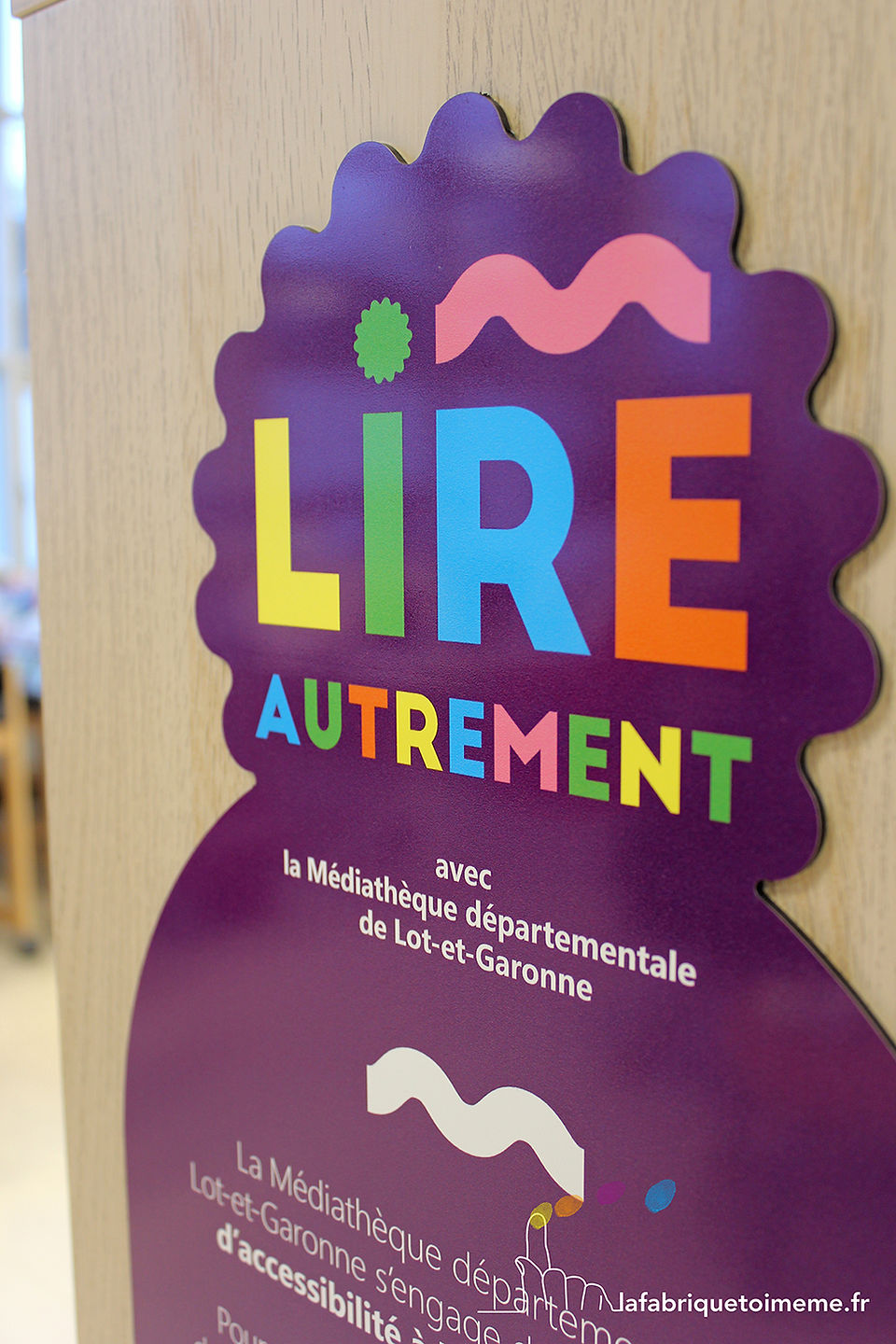 Lire autrement, collection dédiées pour les personnes porteuses de handicap