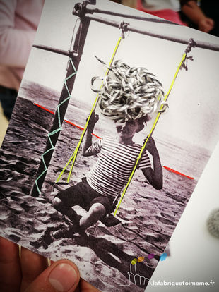 Broderie sauvage et Art postal