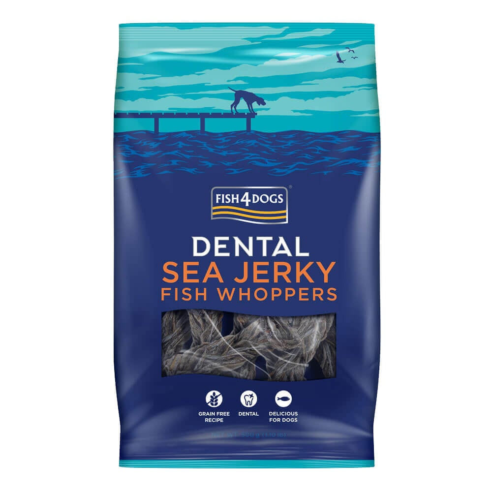 Fish4Dogs: Sea Jerky Fish Whoppers (500g)
