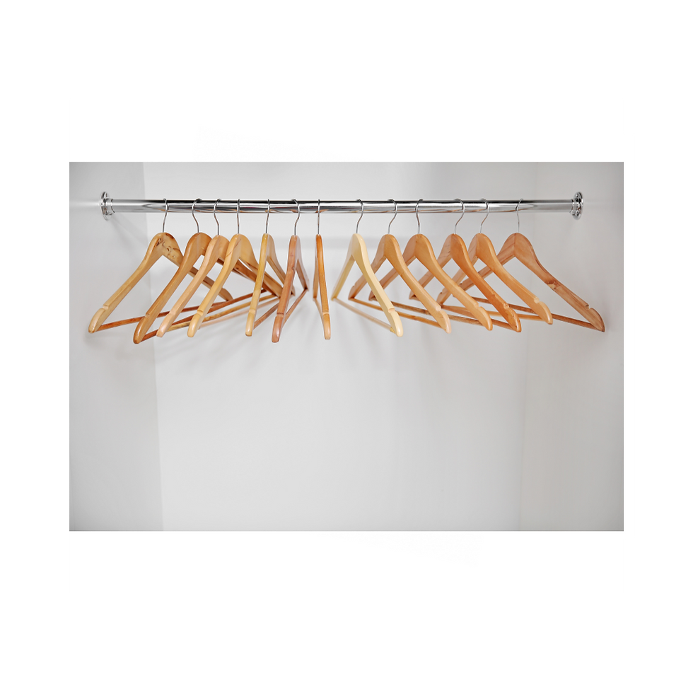 Kleiderstange mit Kleiderbügel