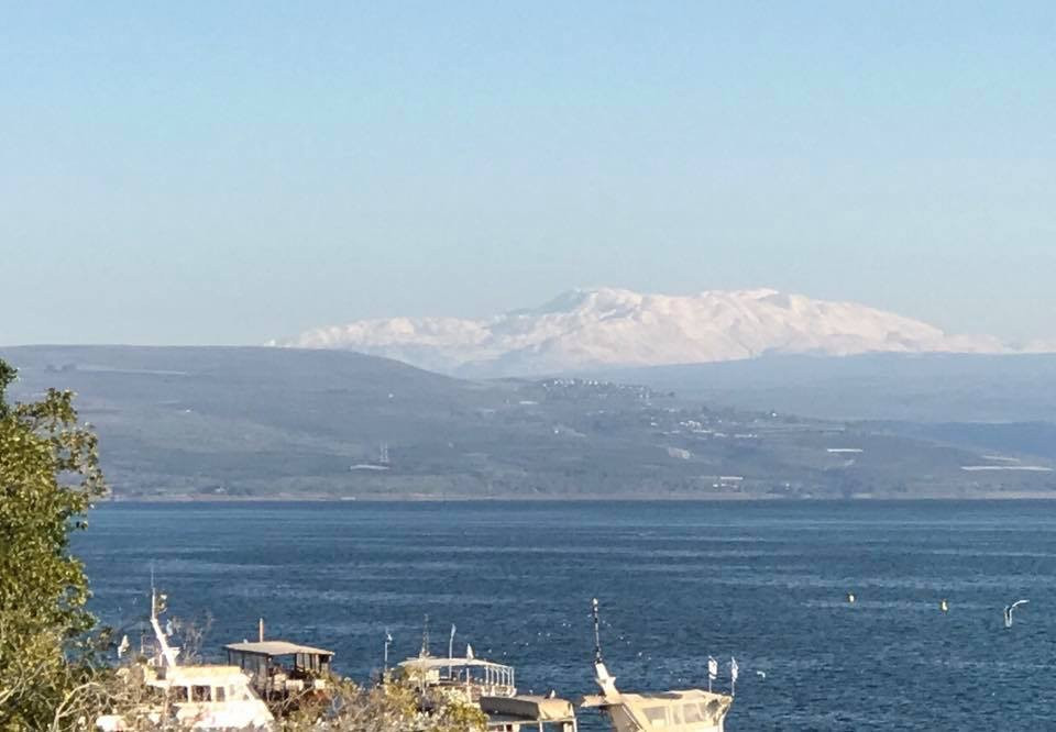 Mount Hermon in the distance