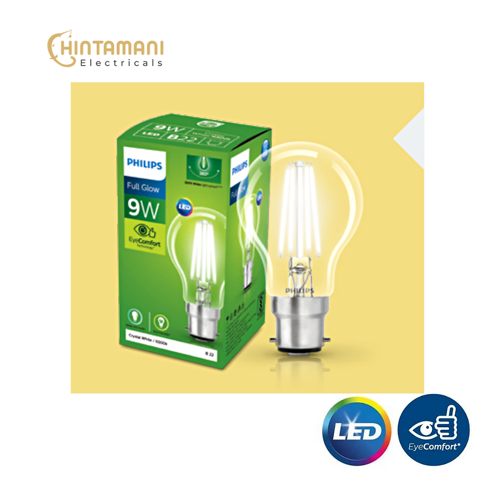 FullGlow Clear LED Lamp 9W