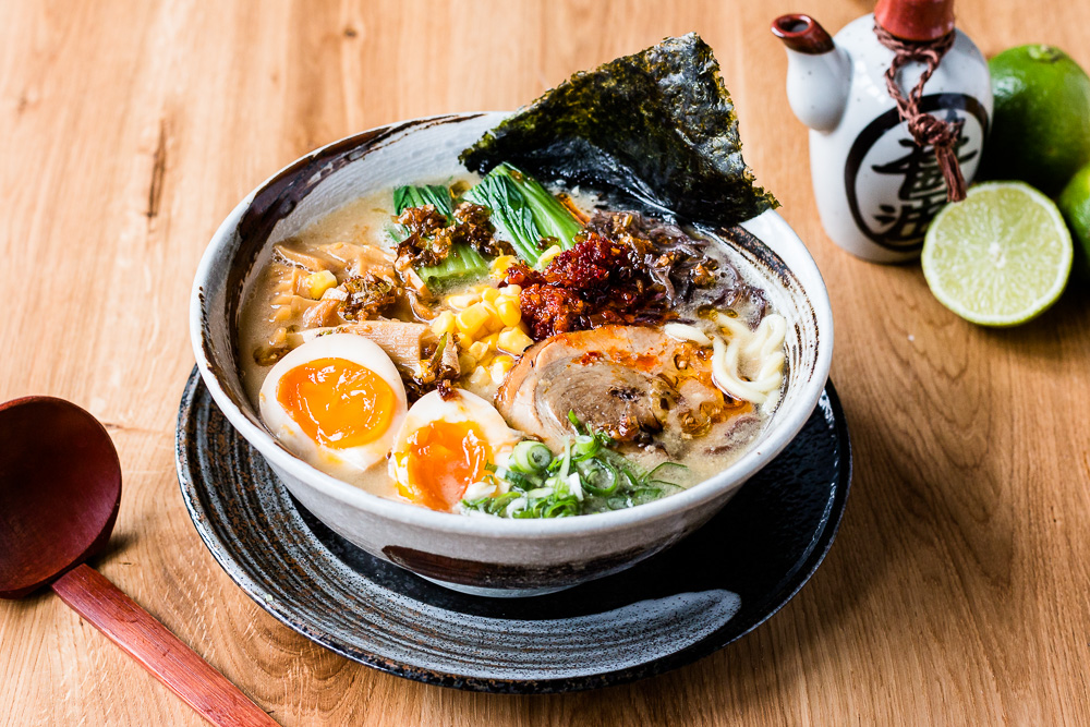 Arranged Food and Objects