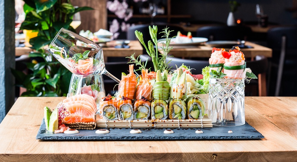 Arranged Food and Objects