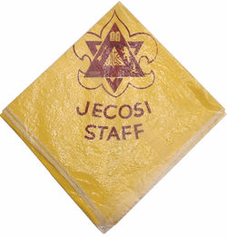 Buffalo  Staff Camp JECOSI Yellow neckerchief