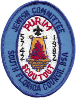 1982 South Florida Counc - Jewish Committee Purim Scoutout-OT