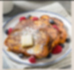 FRENCH TOAST WITH CHALLAH BREAD