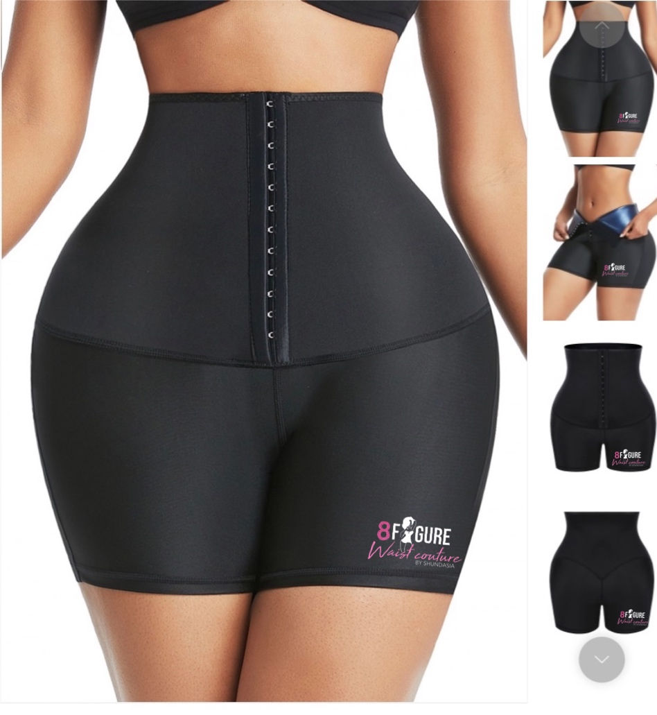 Thumbnail: 8Figure High Waist Compression Sweat Shorts (Above Knee)