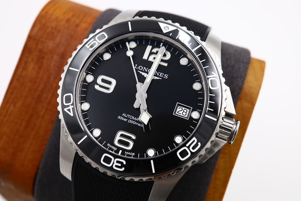サムネイル： 【付属品完備＆定価28万】N（新品）ロンジン ハイドロコンクエス L3.780.4.56.9 ダイバーズウォッチ