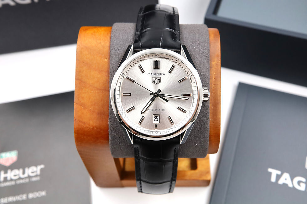 サムネイル： 【2025新品＆付属品完備】N（新品）タグホイヤー TAG Heuer  カレラ デイト キャリバー5 WBN2111.FC6505 WDE0415 シルバー