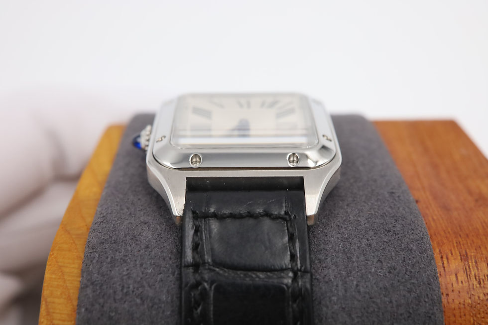 サムネイル： 【オーバーホール＆電池交換済み】N（新品）カルティエ サントスデュモン WSSA0023 SS