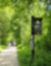 Paint Creek Trail trailhead sign.