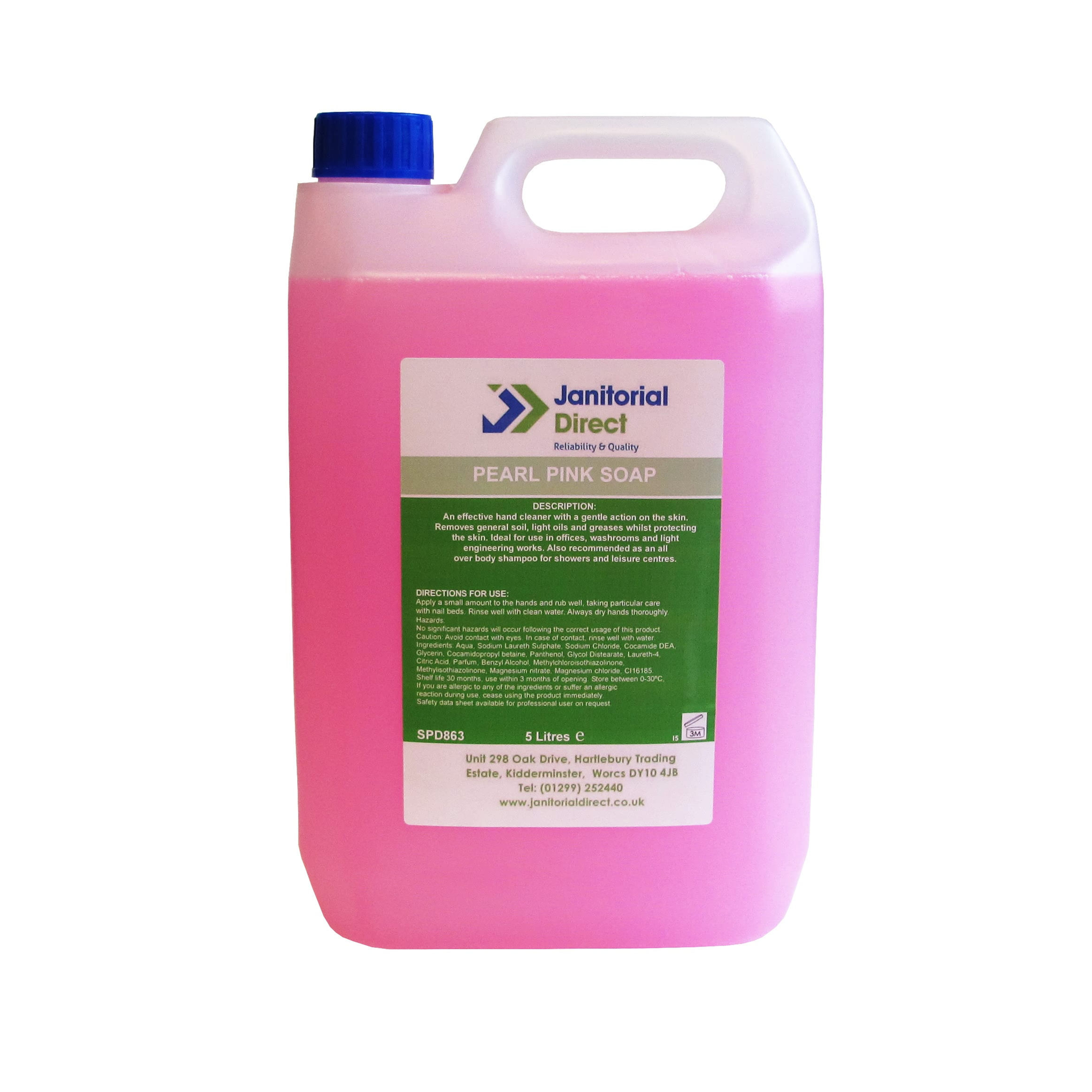 Liquid Pearlised Pink Hand Wash - 5Ltr