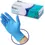 Thumbnail: SAFE HEALTH Blue Nitrile Exam Gloves, 100, Large