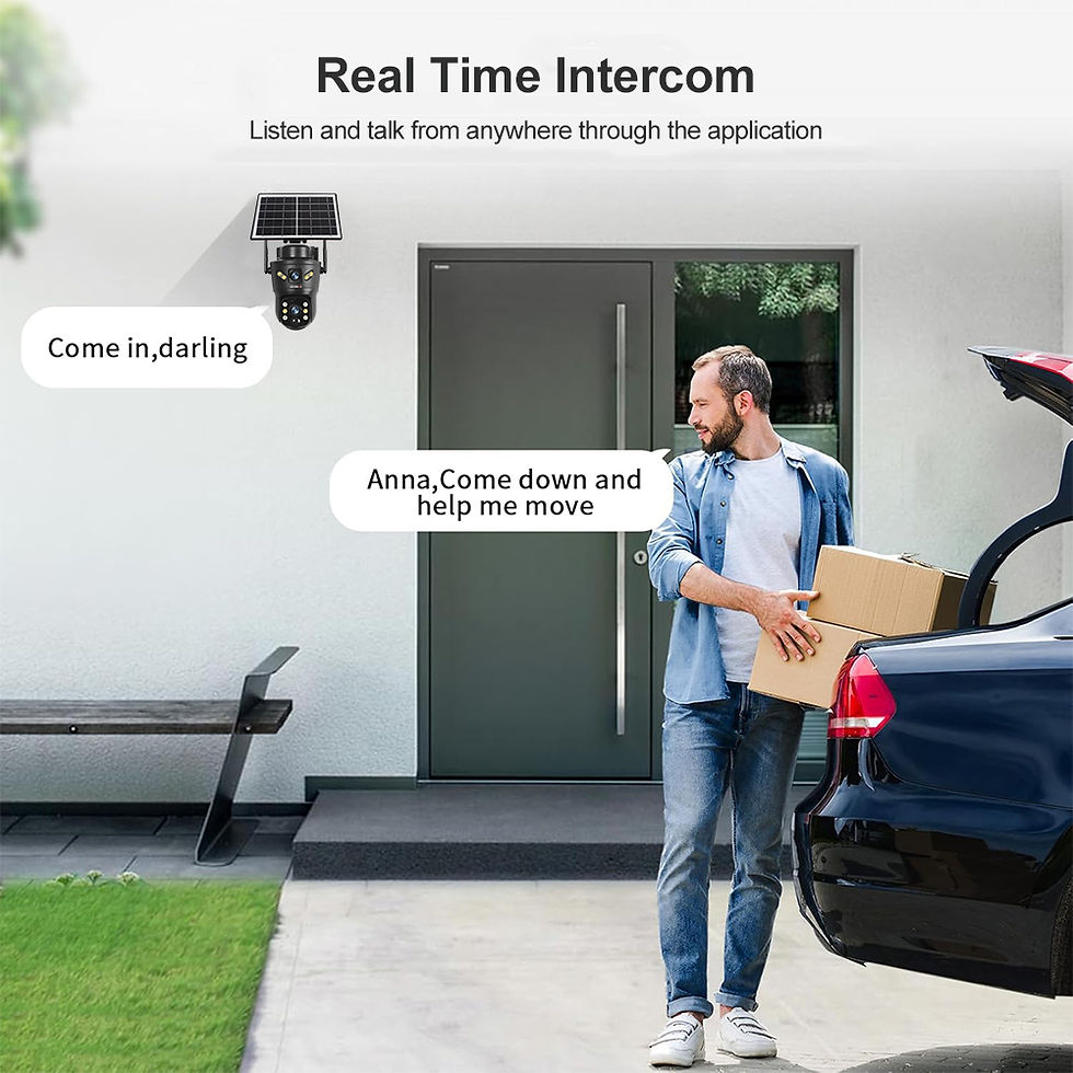 Miniatura: LS VISION 4G/WiFi Outdoor Solar Camera 8MP Dual Lens Wireless Surveillance Camer