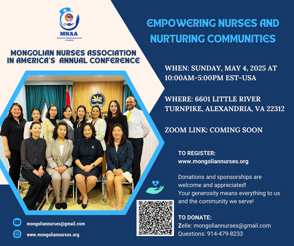 Mongolian Nurses Association in America: Second Annual Nursing Conference 2025