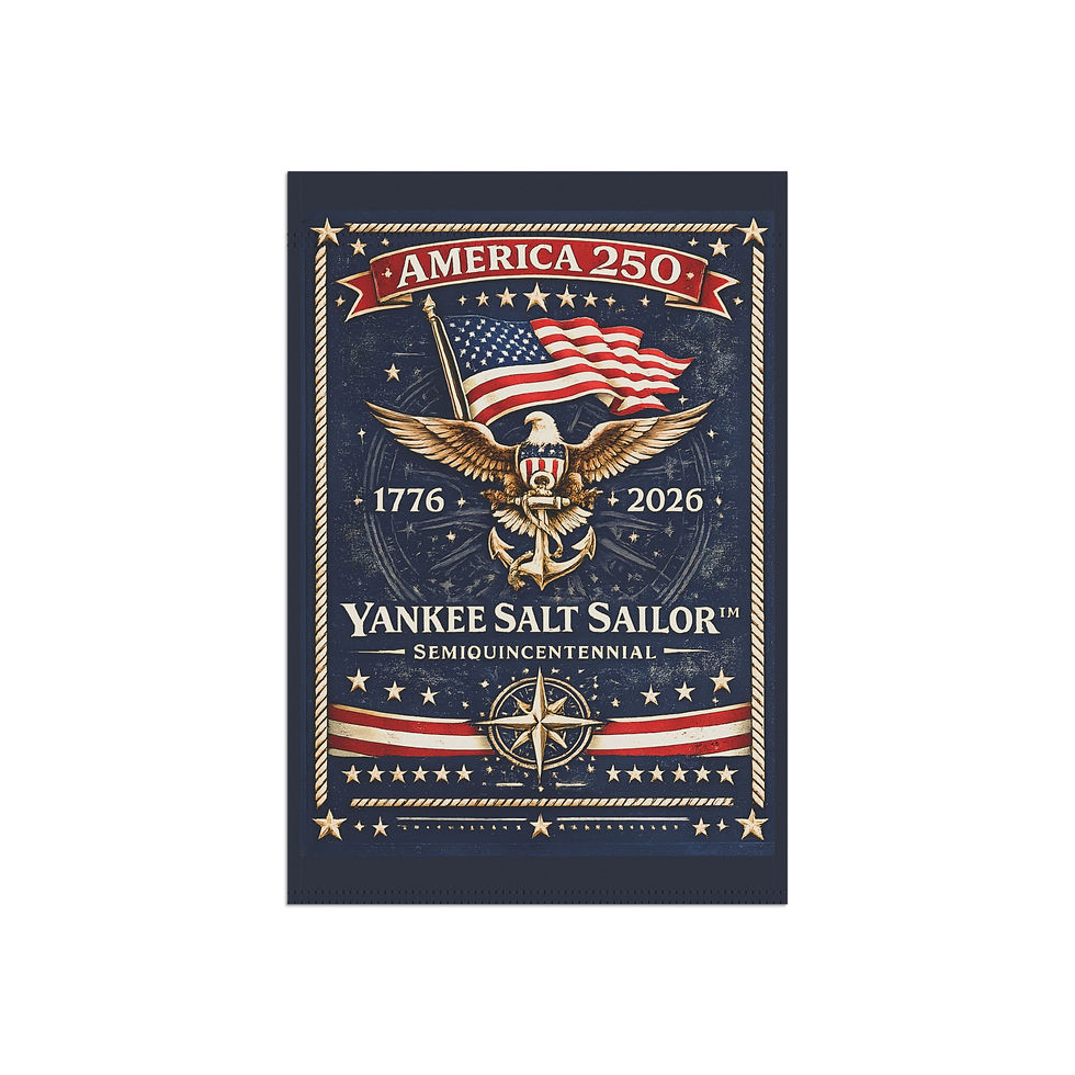 Thumbnail: America 250 Garden Flag| Yankee Salt Sailor Semiquincentennial Decorative Banner