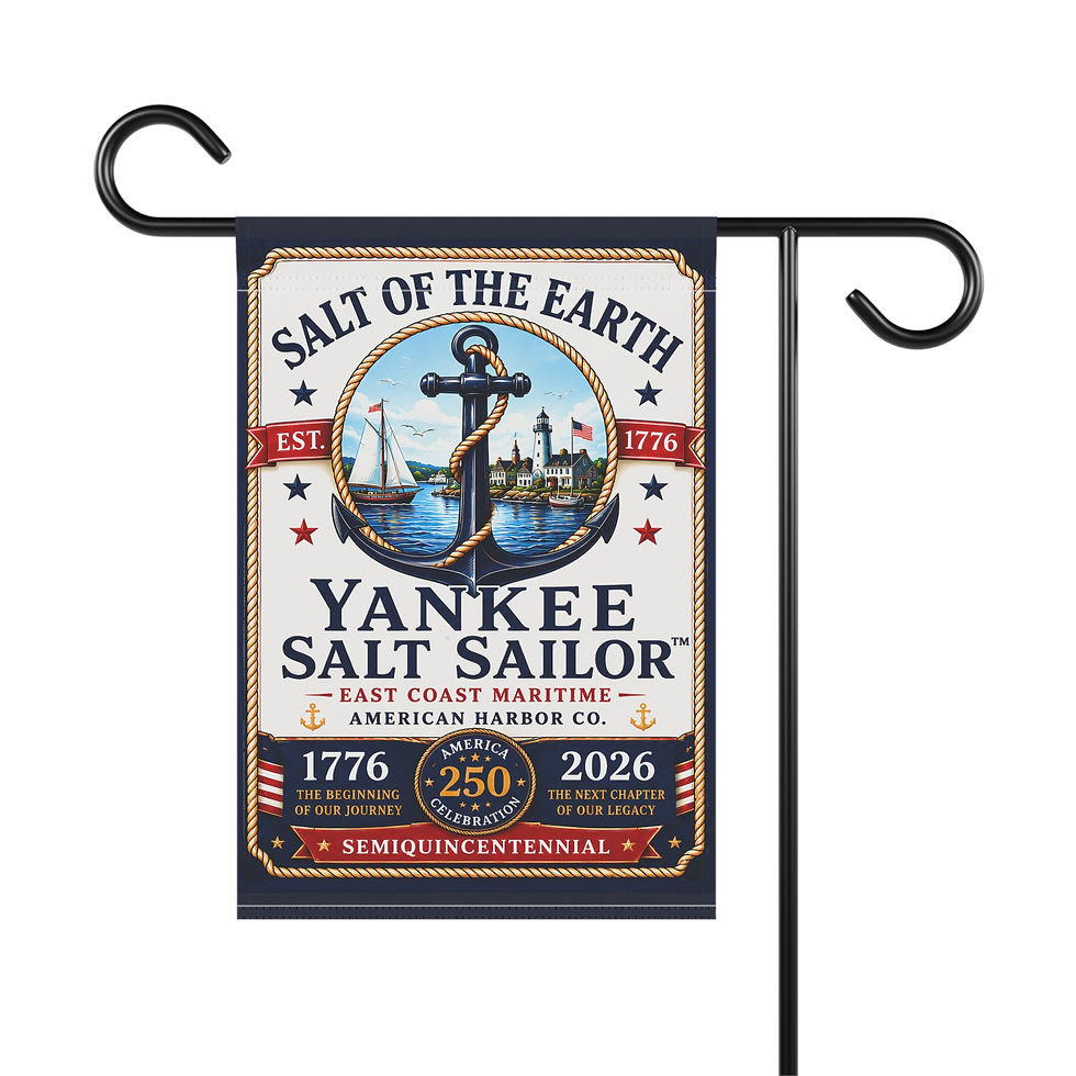 Thumbnail: Garden Flag |Nautical Anchor Banner |East Coast Maritime |YSS-Salt of the Earth