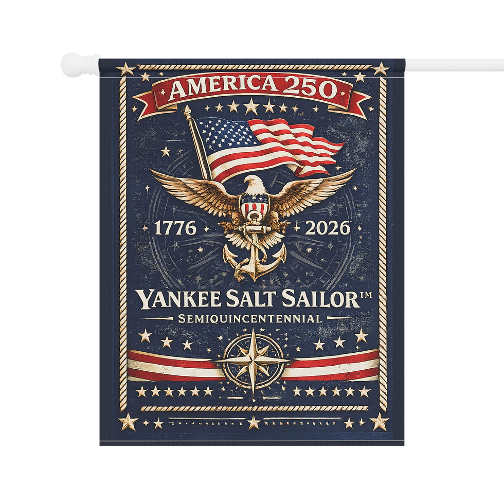 Thumbnail: America 250 Garden Flag| Yankee Salt Sailor Semiquincentennial Decorative Banner