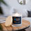 Thumbnail: 11oz Soy Wood Wick Candle in Frosted Glass Jar-Natl Sharkasm Society-SABS™