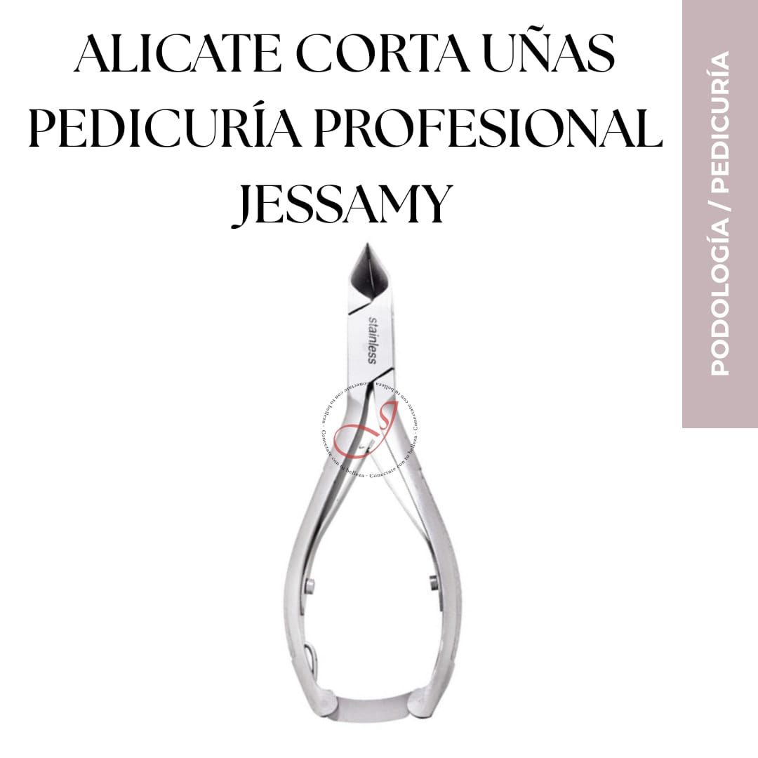 Alicate Corta Uñas Pedicuría Profesional Jessamy