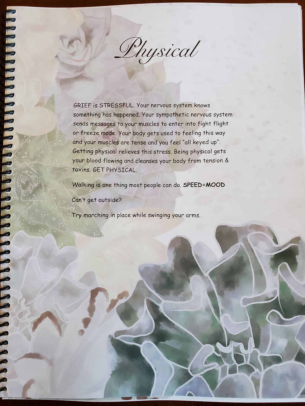 Thumbnail: Grief In Life workbook & affirmation cards