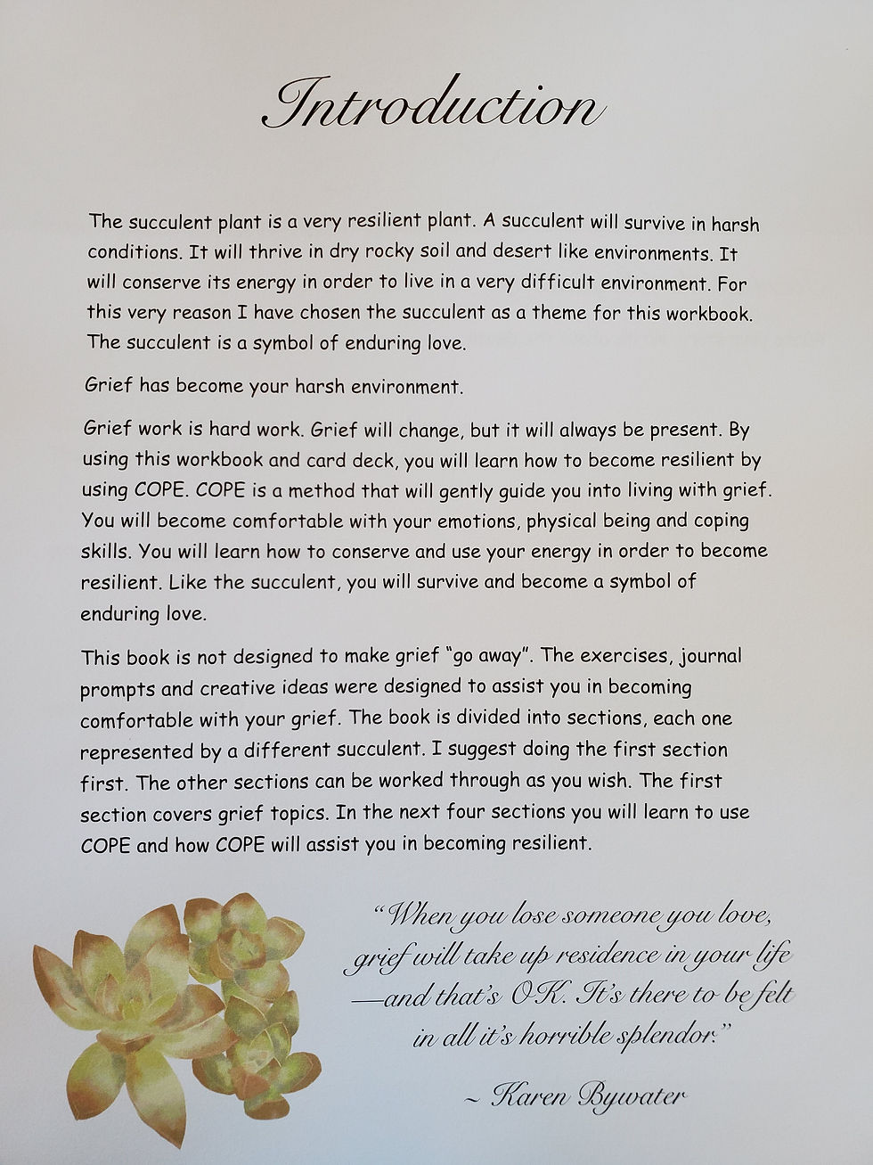 Thumbnail: Grief In Life workbook & affirmation cards
