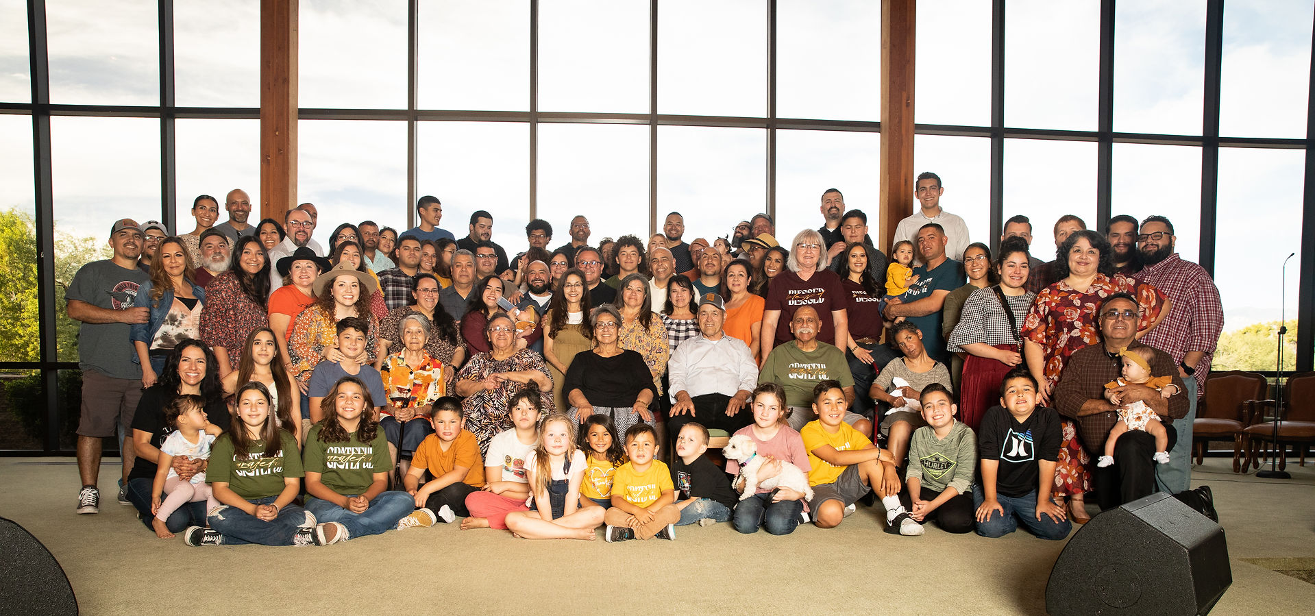 over 40 Family photo at Faith Tabernacle Pentecostal Church in Tucson