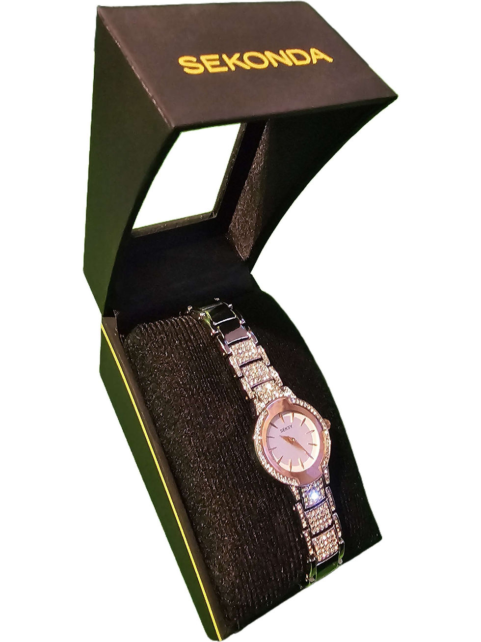 Thumbnail: Sekonda Seksy Ladies Fashion Bling Silver Dial & Bracelet Watch 40068

